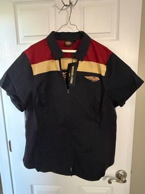 NWT Harley Davidson 120 yr anniversary edition women’s garage shirt -Size 3W